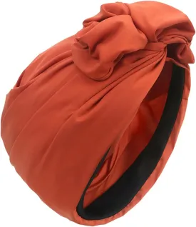 African Turban Beanie Hat Bowknot Headwrap Pre- tied Stretchy Daily Prom Headwraps for Women