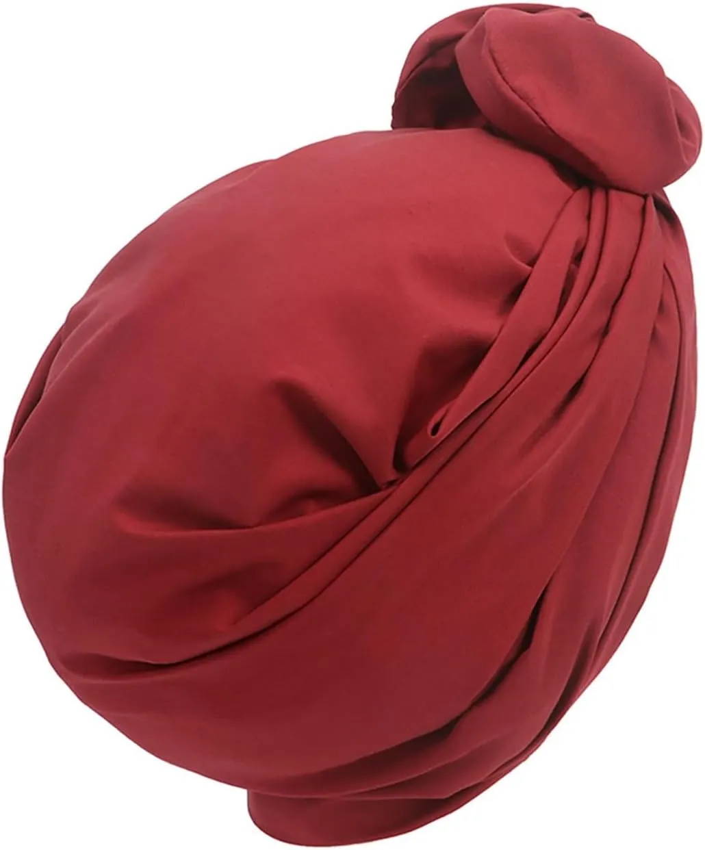 African Turban Beanie Hat Bowknot Headwrap Pre- tied Stretchy Daily Prom Headwraps for Women