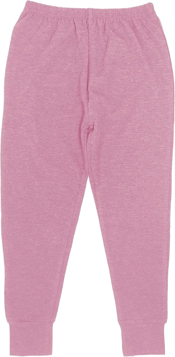 Andrew Scott Kids Base Layer Underwear Sets | Ultra-Soft Cotton Stretch | Girls - Boys | 3 Tops   3 Bottoms
