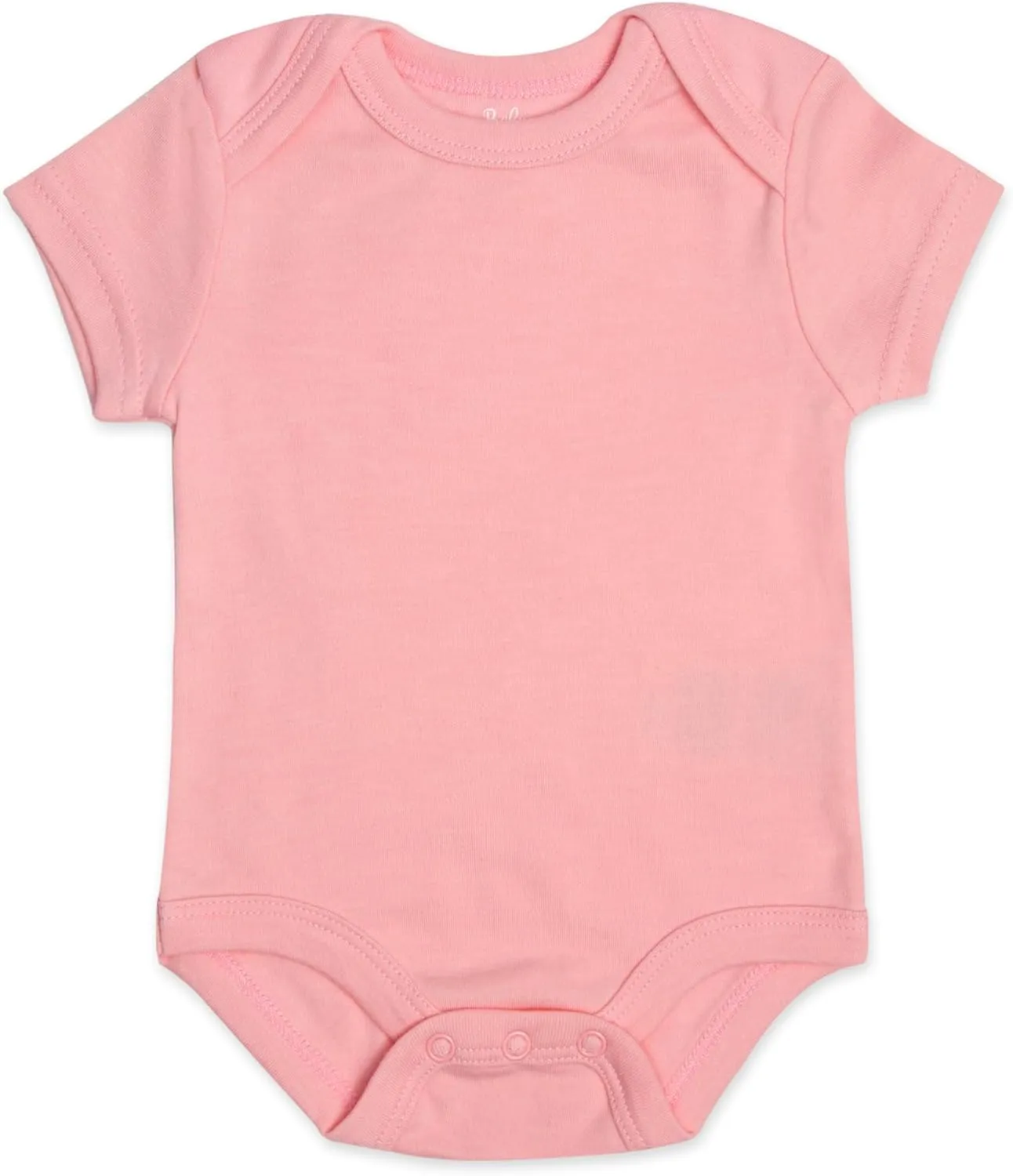 Baby Essentials Unisex Baby Boys and Girls Solid Color 6 Piece Bodysuit Set