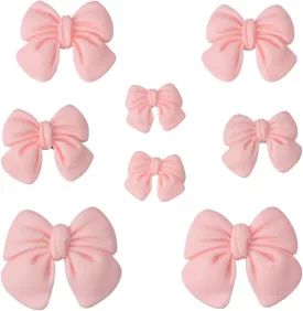 Bling Shoe Charms Cute Shoes Decorations for Women Pearl Chains Pink Shoe Accessories Flower Shoe Charm DIY Own Style