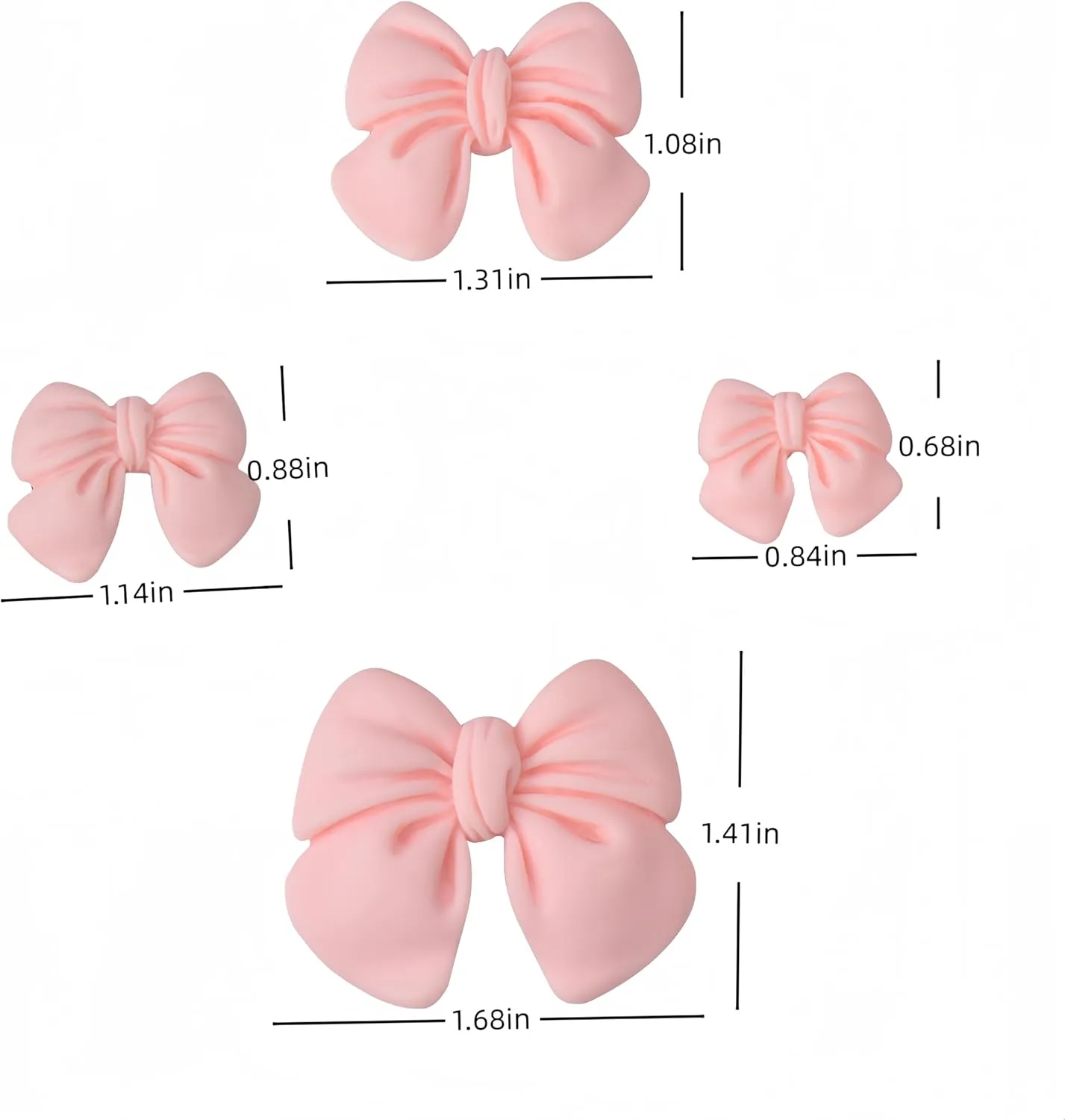 Bling Shoe Charms Cute Shoes Decorations for Women Pearl Chains Pink Shoe Accessories Flower Shoe Charm DIY Own Style