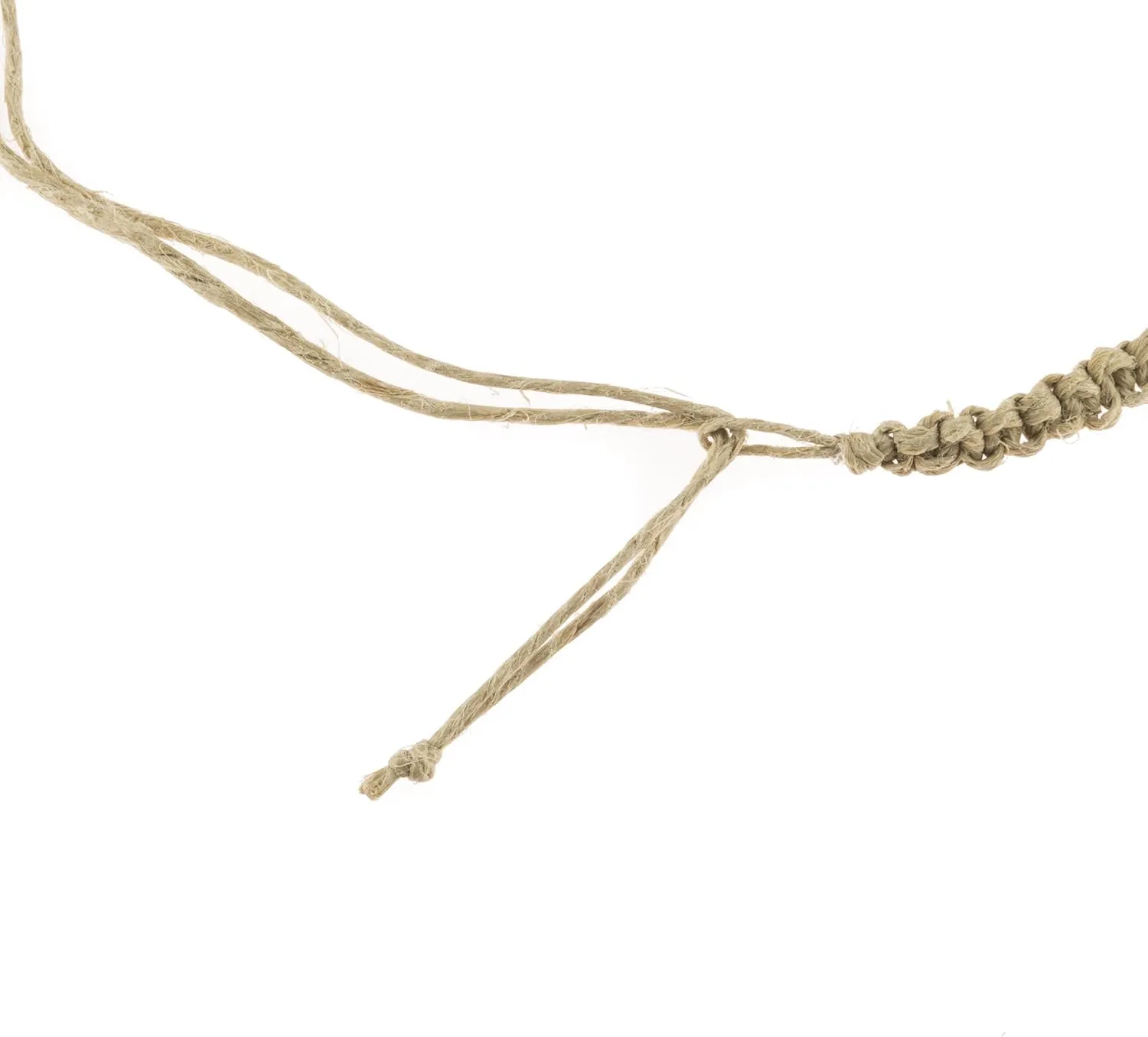 BlueRica Hemp Anklet with Coconut Shell Beads