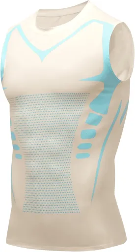 Compression Shirt Men Slimming Body Shaper Vest Crewneck Workout Shirts Tummy Control Undershirts