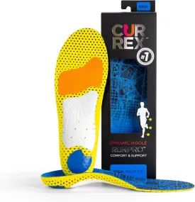 CURREX RunPro Insoles for Running Shoes  Arch Support Inserts to Help Reduce Fatigue, Prevent Injuries & Boost Performance  For Men & Women  High Arch, Large