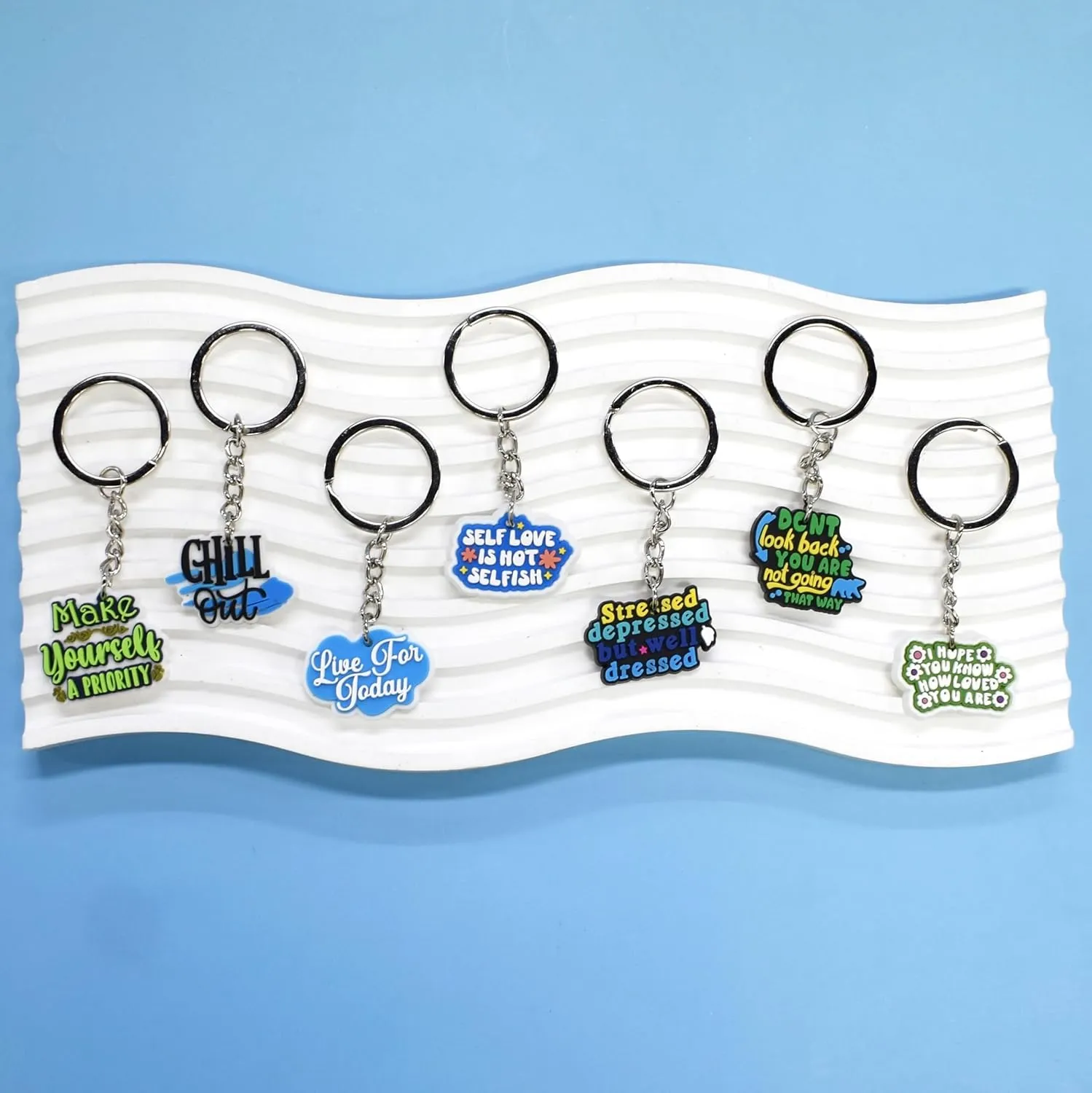 Cute Keychain for Women,Phrase Different Key Chain for Car Keys Purse Bag charm