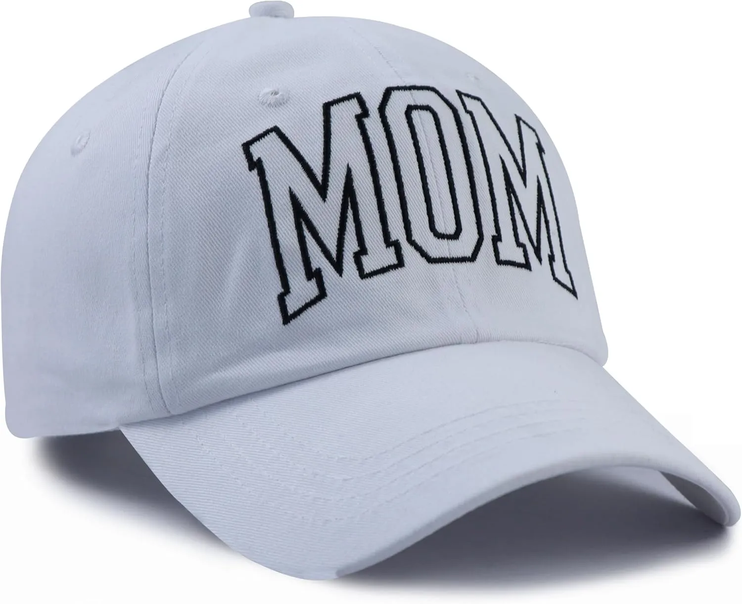Dad and Mom Hats for Men Women, Set of 2 PCS Embroidered Mama Papa Baseball Cap