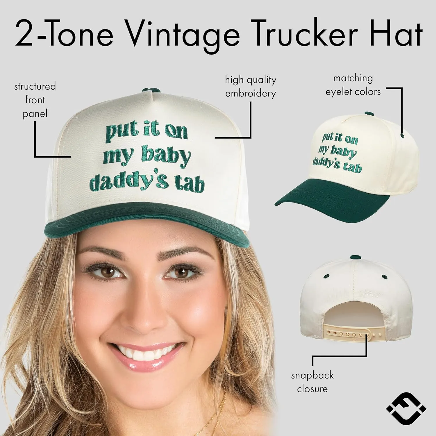Funky Junque Canvas Snapback Trucker Hat - Father's Day, Funny Mom Hat, Baseball Cap for Mom & Dad