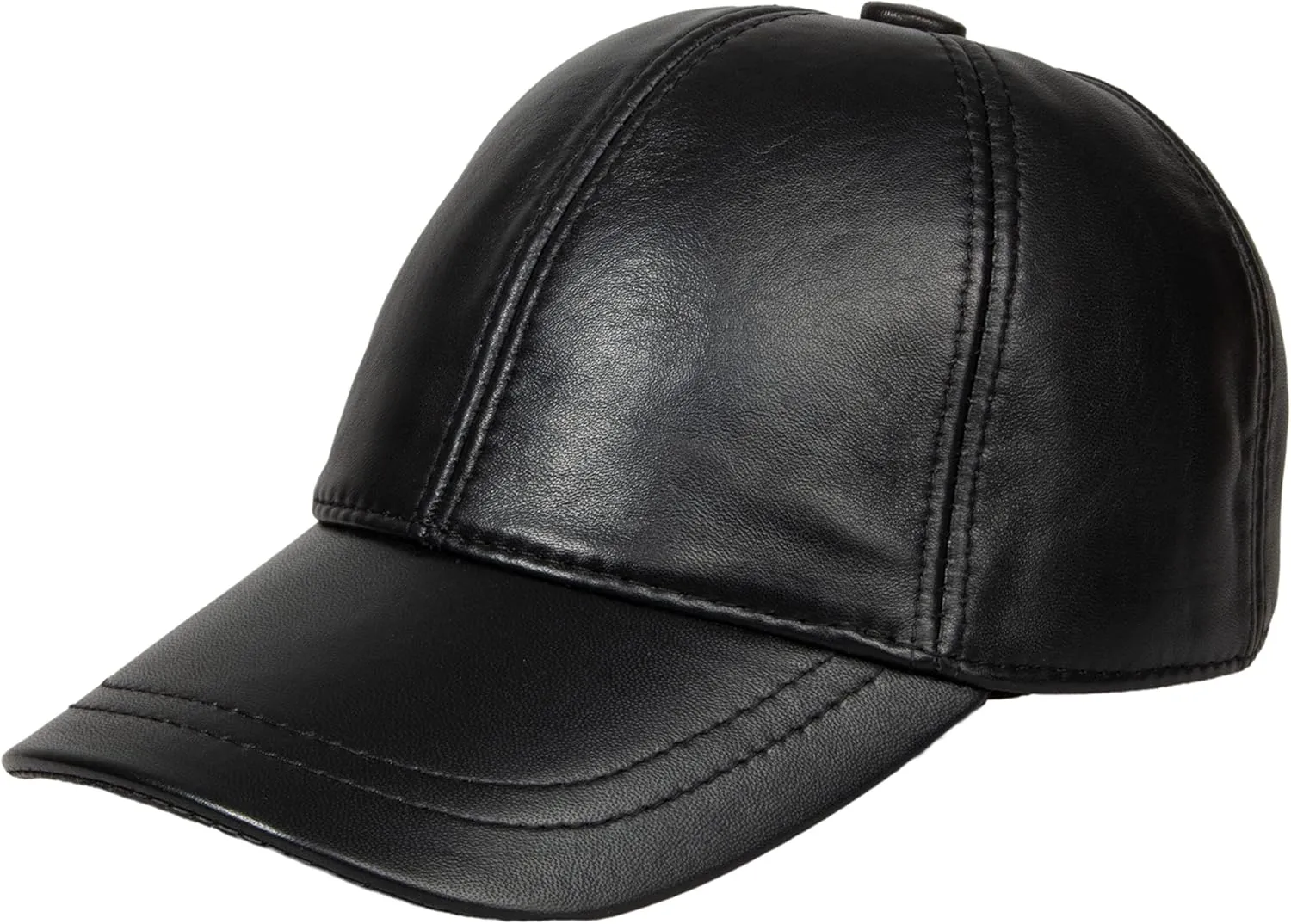 Genuine Leather Unisex Baseball Cap
