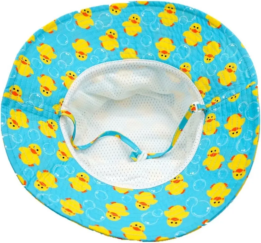 Home Prefer UPF50  Wide Brim Sun Hat Boys Girls Sun Protection Hat Zoo Beach Swim Safari Bucket Hat for Baby Toddler Kid