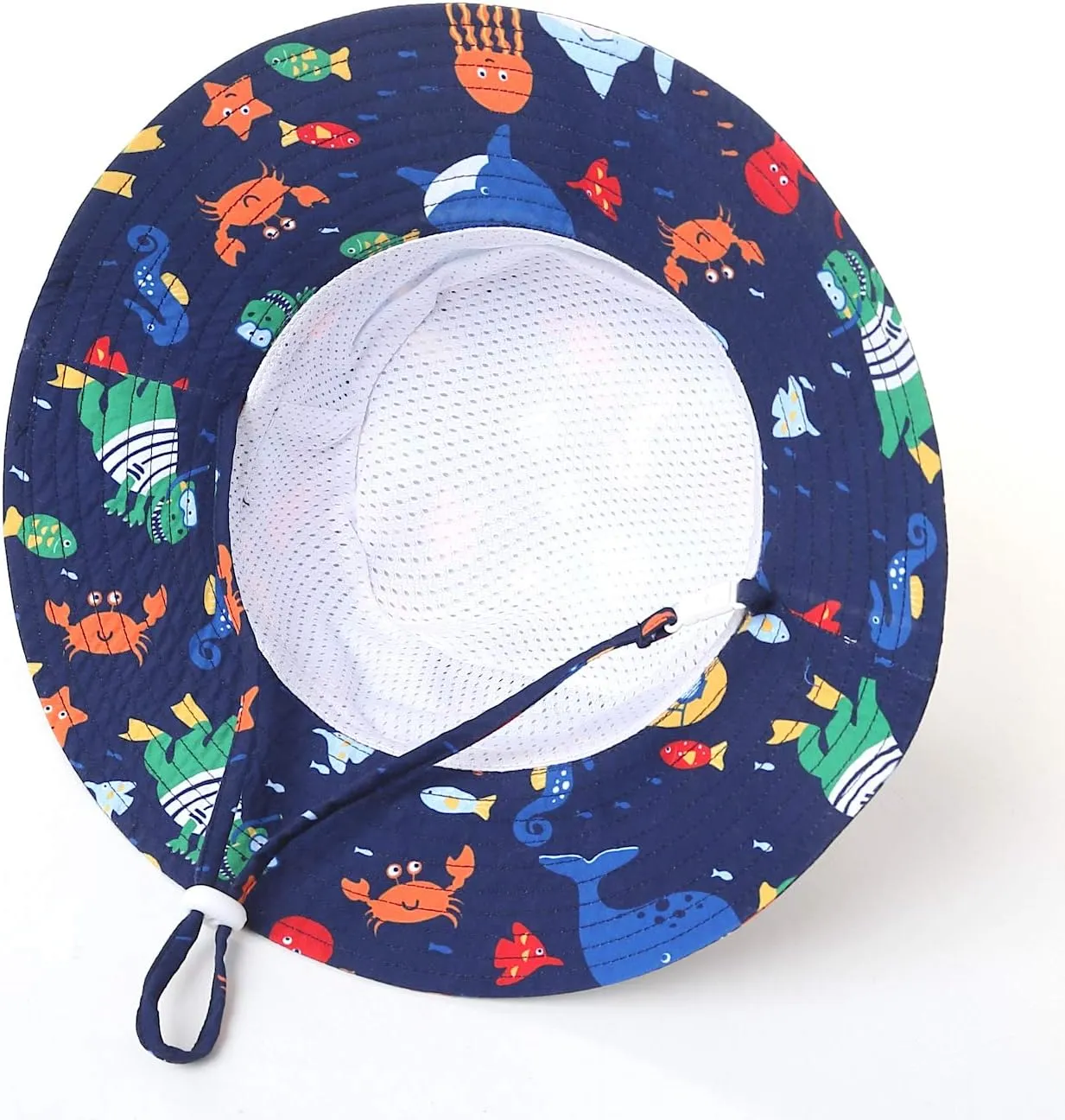 Home Prefer UPF50  Wide Brim Sun Hat Boys Girls Sun Protection Hat Zoo Beach Swim Safari Bucket Hat for Baby Toddler Kid