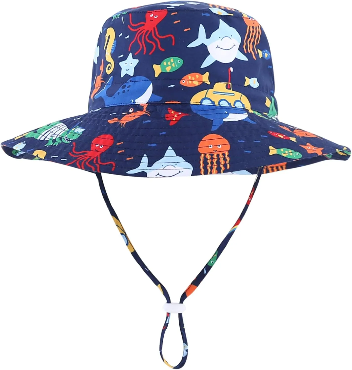 Home Prefer UPF50  Wide Brim Sun Hat Boys Girls Sun Protection Hat Zoo Beach Swim Safari Bucket Hat for Baby Toddler Kid
