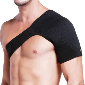 Hueglo Left Shoulder Brace for Women Men Rotator Cuff,Adjustable Shoulder Support for Shoulder Pain ReliefDislocated AC Joint,Labrum Tear,Sprain,Soreness, Tendinitis,Shoulder Support Strap