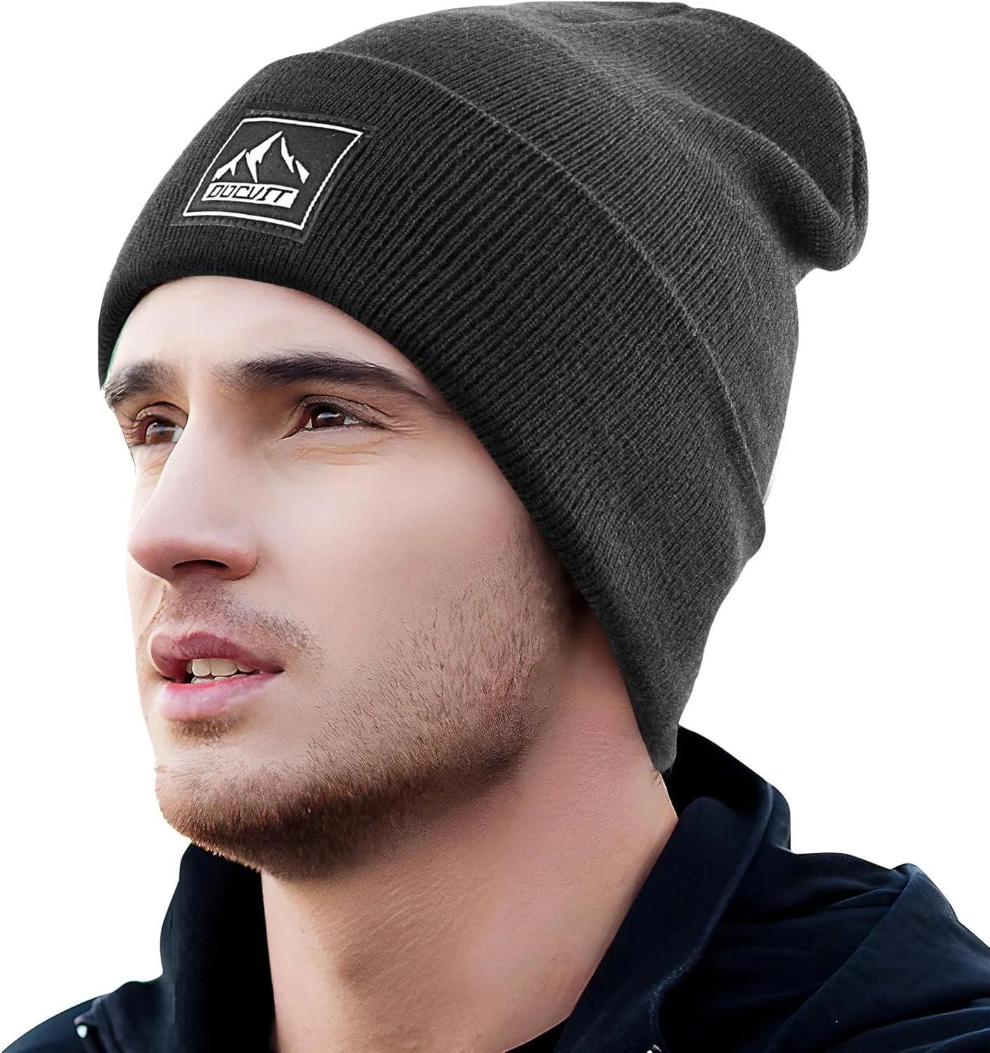 Knit Cuffed Beanie Warm Winter Hats Unisex Skull Knit Cap Fashion Ski Hat for Men and Women