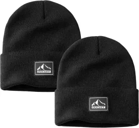 Knit Cuffed Beanie Warm Winter Hats Unisex Skull Knit Cap Fashion Ski Hat for Men and Women