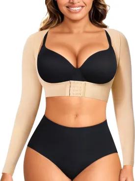 LODAY Arm Compression Sleeve Women Upper Arm Shaper Lipo Post Surgery Arm Sleeves for Women