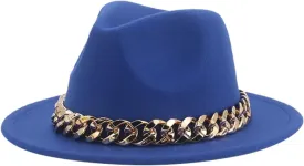 Mnjyihy Women Mens Fedoras Hats Kids Hat Boys Girls Chain Hat Winter Hats Panama Fedoras Chapeau