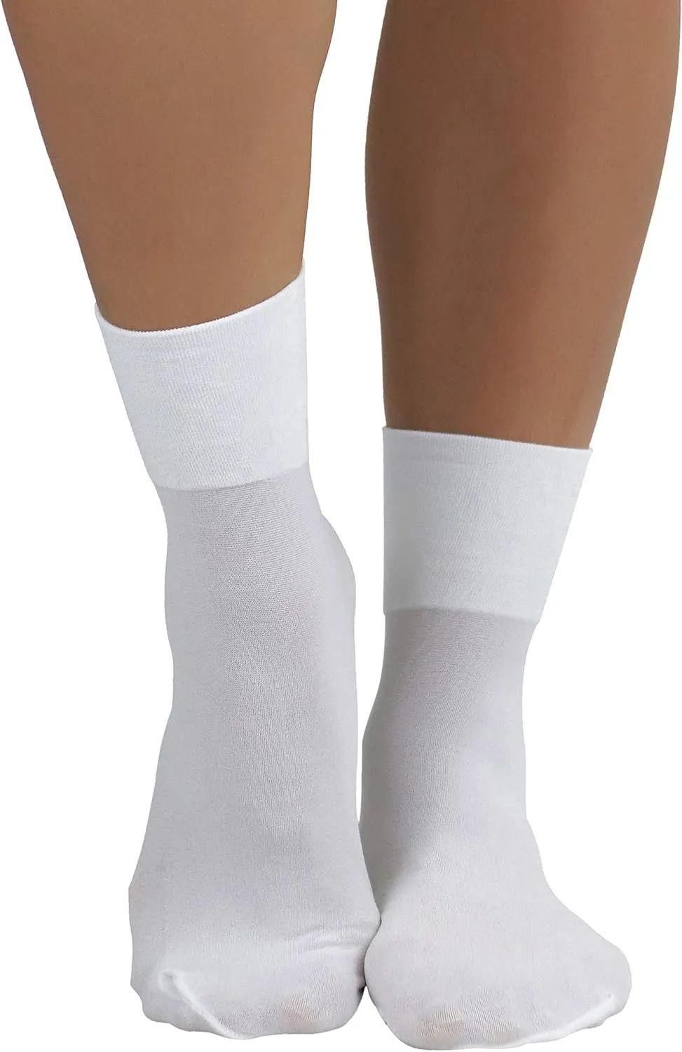 ToBeInStyle Women??s Classic Opaque Nylon Anklet Fashion Novelty Socks